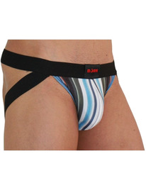 burn - 009 jock multicolor / black s