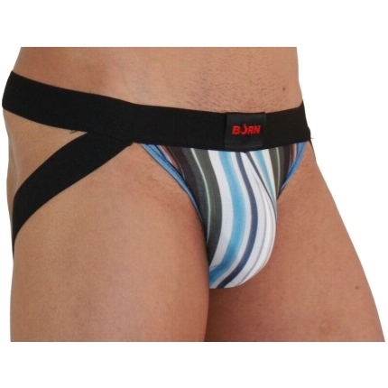 burn - 009 jock multicolor / black s