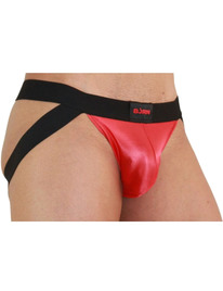 burn - 010 jock rojo / negro s