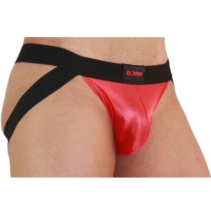 burn - 010 jock rojo / negro s