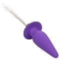 calexotics - southern lights light up anal plug 10 vibrations silicone purple