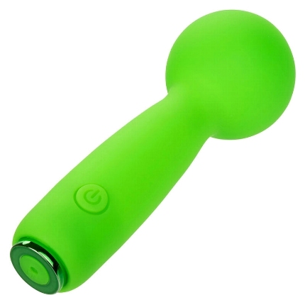 calexotics - neon vibes the bubbly vibe mini masajeador 10 vibraciones verde