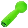 calexotics - neon vibes the bubbly vibe mini masajeador 10 vibraciones verde