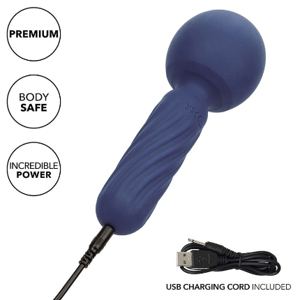 calexotics - charisma seduction massager 12 functions 17.75 cm x 6.25 cm purple