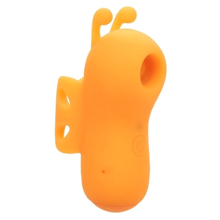 calexotics - neon vibes the buzzing vibe finger stimulator 10 vibrations orange