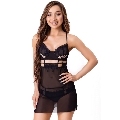 Babydoll Corsetti Fashion Maia Preto