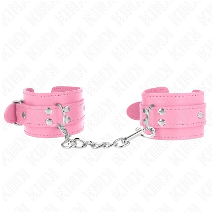 kink - simple wrist restraints pink adjustable 20-23 cm x 5.5 cm