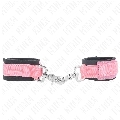 kink - adjustable neoprene wrist restraints pink adjustable 22-34 cm