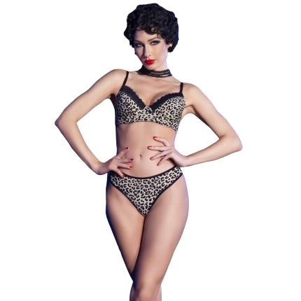 chilirose - cr 4727 bikini 2 piezas leopardo s