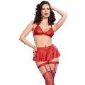 chilirose - cr 4716 conjunto 3 piezas rojo