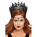 leg avenue - crown with glitter and jewel black