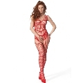 passion - bs 102 bodystocking red one size