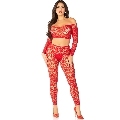 Conjunto Leg Avenue Lailah Vermelho