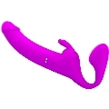 pretty love - zanini dildo strap-on sin arnes 10 vibraciones morado