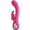 pretty love - novak rabbit vibrator 12 vibrations pink