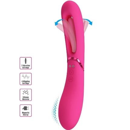 romance - lexie g-spot vibrator 7 vibrations pink