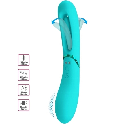 romance - lexie g-spot vibrator 7 vibrations blue