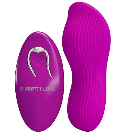 pretty love - romario lay-on clitoris stimulator remote control pink