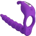 pretty love - blackney anillo pene con plug vibrador lila