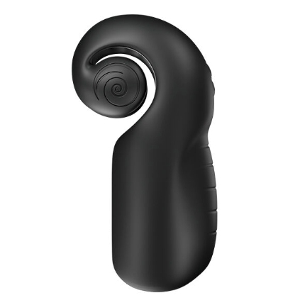 snail vibe - evo for him male masturbator slide n'roll black