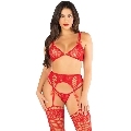 Conjunto Leg Avenue Lilith Vermelho