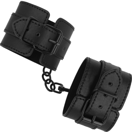 intense - fetish vegan leather handcuffs