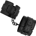 intense - fetish vegan leather handcuffs