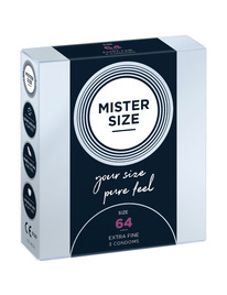 mister size - condoms size xxl 64 mm (3 units)