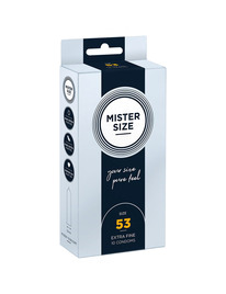 mister size - condom size m 53 mm (10 units)