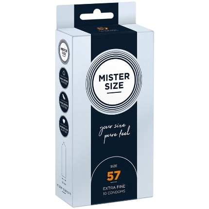 mister size - condom size l 57 mm (10 units)