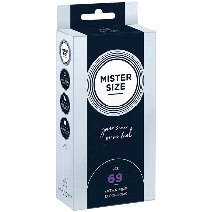 mister size - condoms size xxxl 69 mm (10 units)