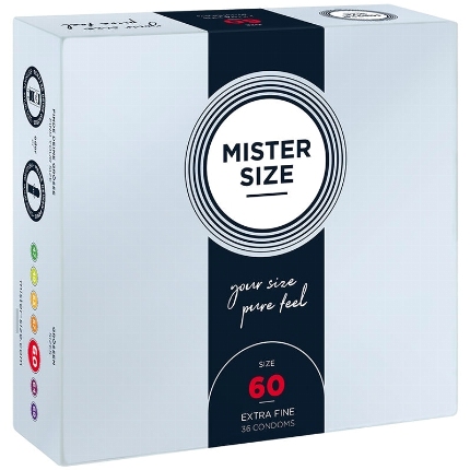 mister size - condom size xl 60 mm (36 units)