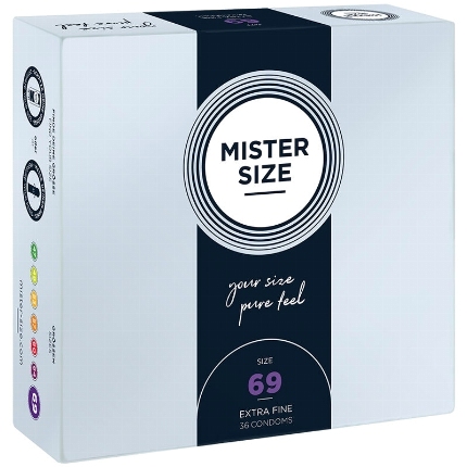 mister size - condoms size xxxl 69 mm (36 units)