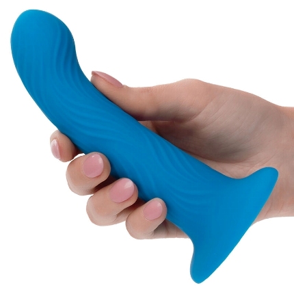 calexotics - wave rider ripple anal plug blue