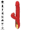 Vibrador Rabbit Intense Thalia com Impulso Tapping Vermelho