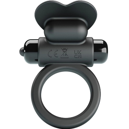 pretty love - debonaire vibrating ring rabbit 10 vibrations black