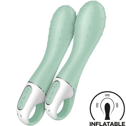 satisfyer - air pump vibrator 3 inflatable g point mint