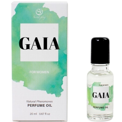 secretplay - gaia natural perfume pheromones in oil for women 20 ml