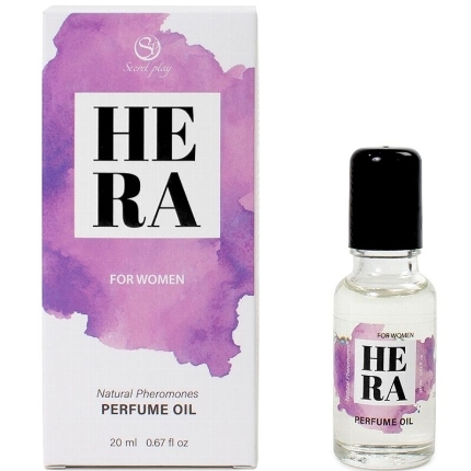 secretplay - hera perfume natural feromonas en aceite para mujer 20 ml