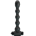 pretty love - lynn plug anal silicona 10 vibraciones negro