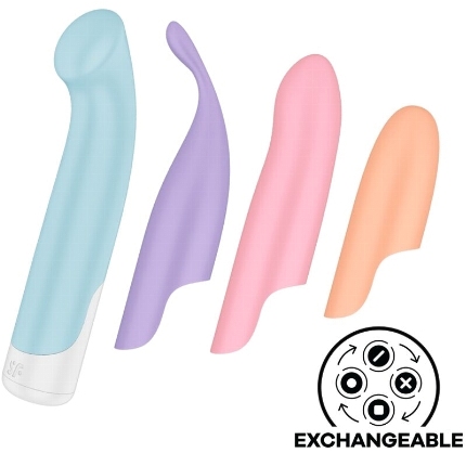 satisfyer - playful four set vibradores 4 en 1 + power bullet