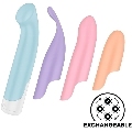 satisfyer - playful four set vibradores 4 en 1 + power bullet