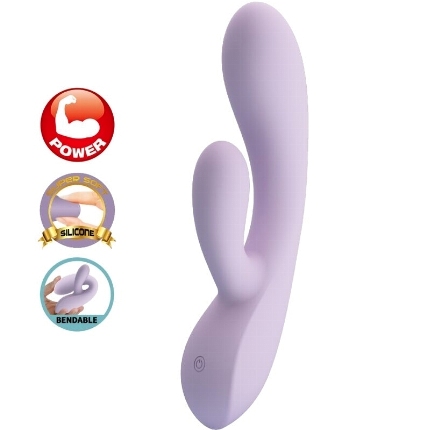 pretty love - rosolyn rabbit vibrator 10 vibrations purple