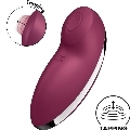 satisfyer - tap climax 2 vibrador estimulador rojo