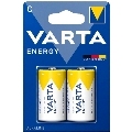 varta - energy alkaline battery c lr14 blister*2