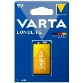 varta - bateria alcalina de longa duraÇÃo 9v lr61 blister*1