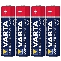 varta - max power alkaline aa lr6 retractable battery*4