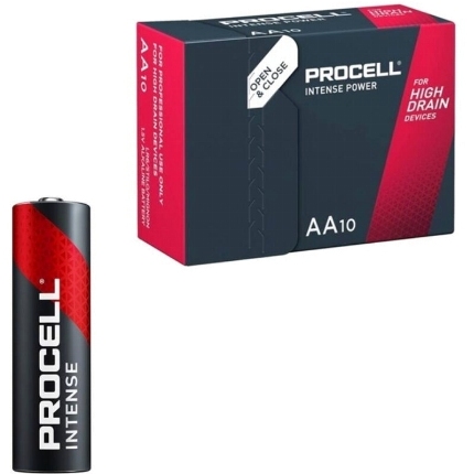 procell - intense power alcalina lr6 aa 1,5v caixa*10