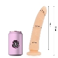 delta club - dildo realista natural silicona medica 20 cm -o- 4 cm