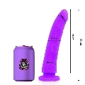 delta club - dildo realista lila silicona medica 20 cm -o- 4 cm